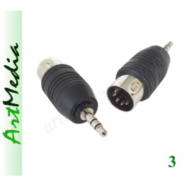przejściówka Jack 3,5 wtyk - DIN-5 WM545 wtyk