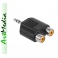 rozgałęźnik Jack 3,5 wtyk - 2 RCA gniazda STEREO ~