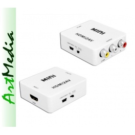 adapter converter HDMI cyfrowy - analogowy AV