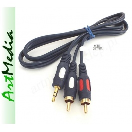 kabel Jack 3,5 wtyk - 2RCA wtyk VITALCO  5,0 m
