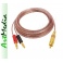kabel głośnikowy RCA wtyk - banan Cu 1,0 HQ  2,5 m