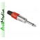 wtyk Jack 6,3 mono zaciskany HQ czerwony