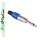 wtyk Jack 6,3 mono zaciskany HQ niebieski