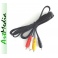 kabel Jack 3,5 4 PIN polowy - 3RCA chinch 1,5 m ~
