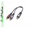 kabel adapter gniazdo RCA - 2RCA wtyki VITALCO