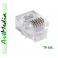 wtyk telefoniczny RJ12 - 6P6C - 10 sztuk