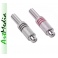 gniazdo RCA chinch srebrne czarne/czerwone  1 para