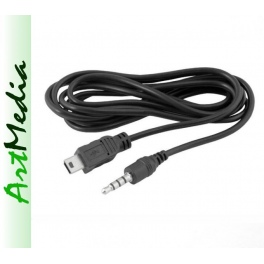 kabel Jack 3,5 4 PIN polowy wtyk - USB mini 1,5 m
