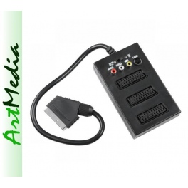 sumator RCA chinch SVHS 3 EURO SCART EURO BL