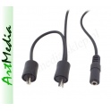 kabel wtyki głośnikowe -Jack 3,5 gn.słuchawek 1,2m
