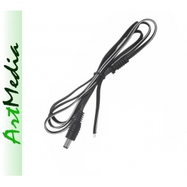 kabel zasilacza DC ze wtykiem  2,1 / 5,5 - 1,0 m
