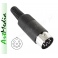wtyk lutowany na kabel DIN-8  WM-845 8-PIN 270 st.