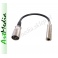 kabel XLR wtyk - Jack 6,3 gniazdo Mono   0,1 m