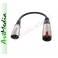 kabel XLR wtyk - Jack 6,3 gniazdo Mono z zatrzaski