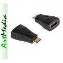 adapter redukcja HDMI gniazdo - mini HDMI wtyk