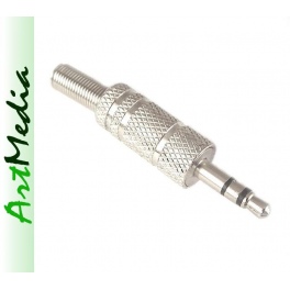 wtyk Jack 3,5 stereo metal na kabel