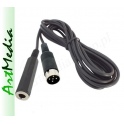 kabel słuchawek DIN590 - Jack 6,3 gniazdo 1,5 m