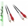 kabel 2 RCA - 2RCA CHINCH , HQ  złącza Au -  1,5 m