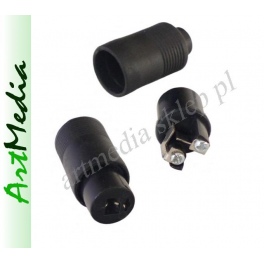 gniazdo głośnikowe skręcane, obudowa zaciskana ~