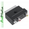 adapter RCA chinch SCART SVHS IN OUT przełącznik