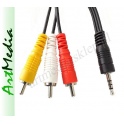 kabel Jack 3,5  4PIN - 3RCA Audio Ferguson Ariva 7