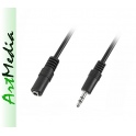 kabel przedłużacz słuchawek Jack 3.5 stereo  1,5m