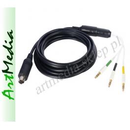 kabel mini DIN 9 PIN wtyk - to 3 x Jack 3,5 wtyki 