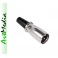 wtyk mikrofonowy XLR Canon 3 PIN srebrny obejma