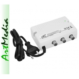 wzmacniacz antenowy wewnętrzny  2 x 25 dB