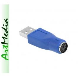 przejści&oacute;wka USB wtyk - PS2 gniazdo