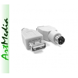 przejści&oacute;wka USB gniazdo - PS2 wtyk
