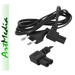 kabel sieciowy zasilający ósemka kątowy 1,2 m