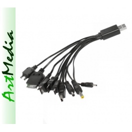 kabel do GSM , końcówki  10W1 ( USB )