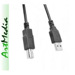 USB AM wtyk - USB B wtyk - kabel drukarki 1,8 m