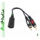 adapter gramofonu DIN-5 545 na 2 wtyki RCA chinch~