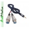 kabel Jack 3,5 stereo - 2 gniazda  XLR L + P -  1,