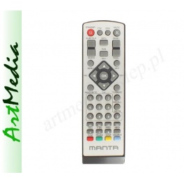 pilot dekodera DVBt Manta DVB-T 011 , T011 , DVBT011 srebrny