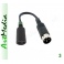 adapter słuchawkowy DIN590 wtyk - DIN-5 GN545 gnia