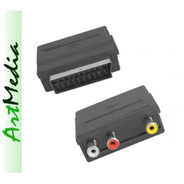 adapter RCA chinch SCART EURO IN