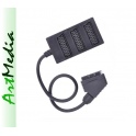 rozdzielacz, sumator EURO SCART 1 na 3 BL 0,2m