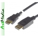 kabel DisplayPort wtyk - HDMI wtyk 1,0 m  HDK58