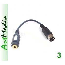 kabel adapter Jack 3,5 gniazdo Stereo - DIN545 wty