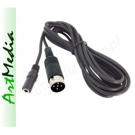 kabel słuchawek DIN590 - Jack 3,5 gniazdo 5,0 m