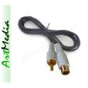 kabel przedłużacz 1RCA wtyk - gniazdo  10,0 m ( us