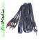 kabel jack 3,5 4 PIN polowy - 3 RCA chinch  1,5m