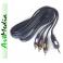 kabel jack 3,5 4 PIN polowy - 3 RCA chinch  5,0m