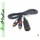 kabel gramofonu DIN-5 gn - 2 RCA chinch 0,7 m
