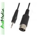 kabel AUDIO Jack 3.5 - DIN-5 545  RADMOR - 2,4 m ~