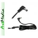 kabel zasilacza DC z wtykiem kątowym  2,1 x 5,5 HQ