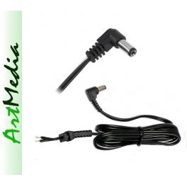 kabel zasilacza DC z wtykiem kątowym  2,1 x 5,5 HQ